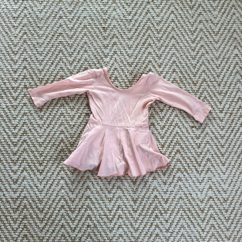 Alice + Ames, Skirted Leotard with long sleeves (3/4" sleeves), Size 3T, EUC